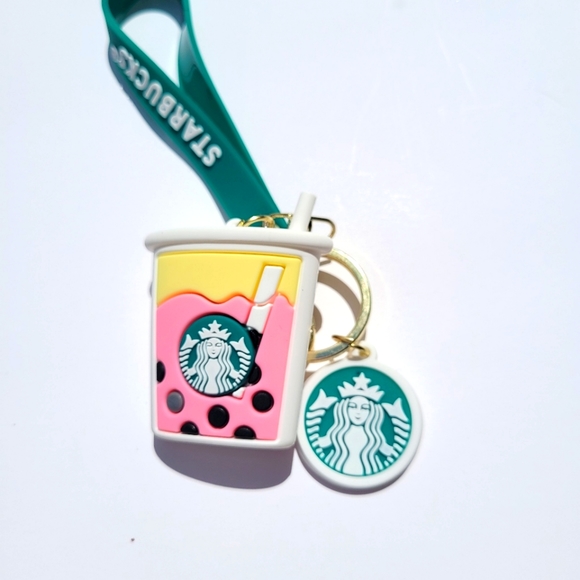SB Keychain, Pink, white and green - Picture 1 of 1